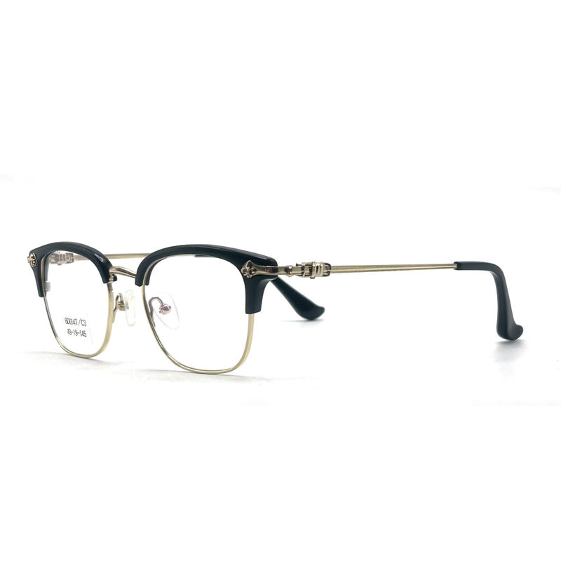 BD014T Round Optical Reading Glasses Vintage Style Anti Blue Light For Woman