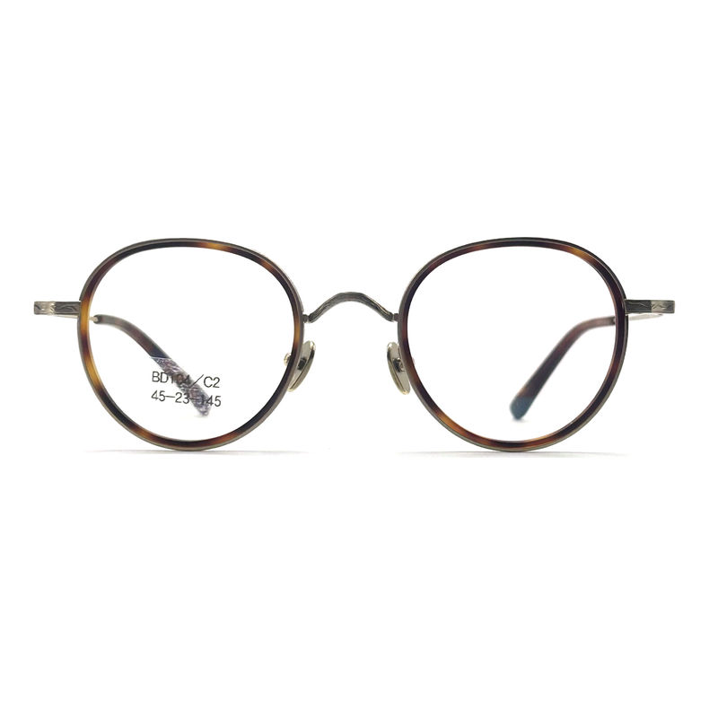 BD104 Vintage-Full-frame Acetate metal frames - Style Fashion Frame
