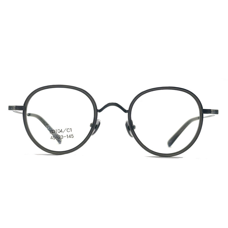 BD104 Vintage-Full-frame Acetate metal frames - Style Fashion Frame
