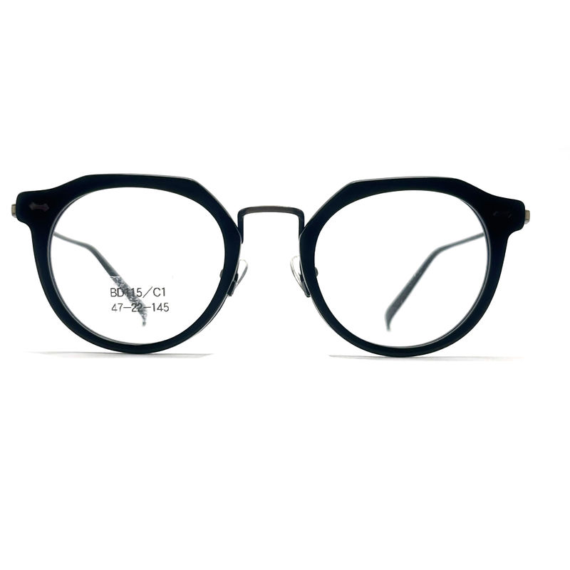 BD115 Custom Color Square Acetate Metal Frames - Square Design Vibrant Colors