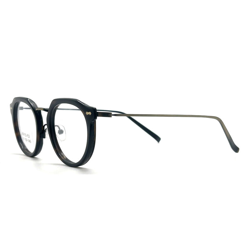 BD115 Custom Color Square Acetate Metal Frames - Square Design Vibrant Colors