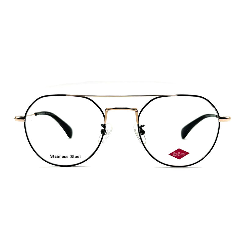 FM3221 Round Unisex Stainless Steel Optical Frames With 50-20-142 Frame Size