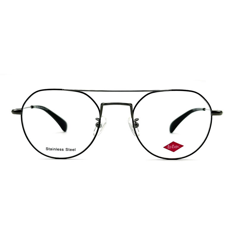 FM3221 Round Unisex Stainless Steel Optical Frames With 50-20-142 Frame Size