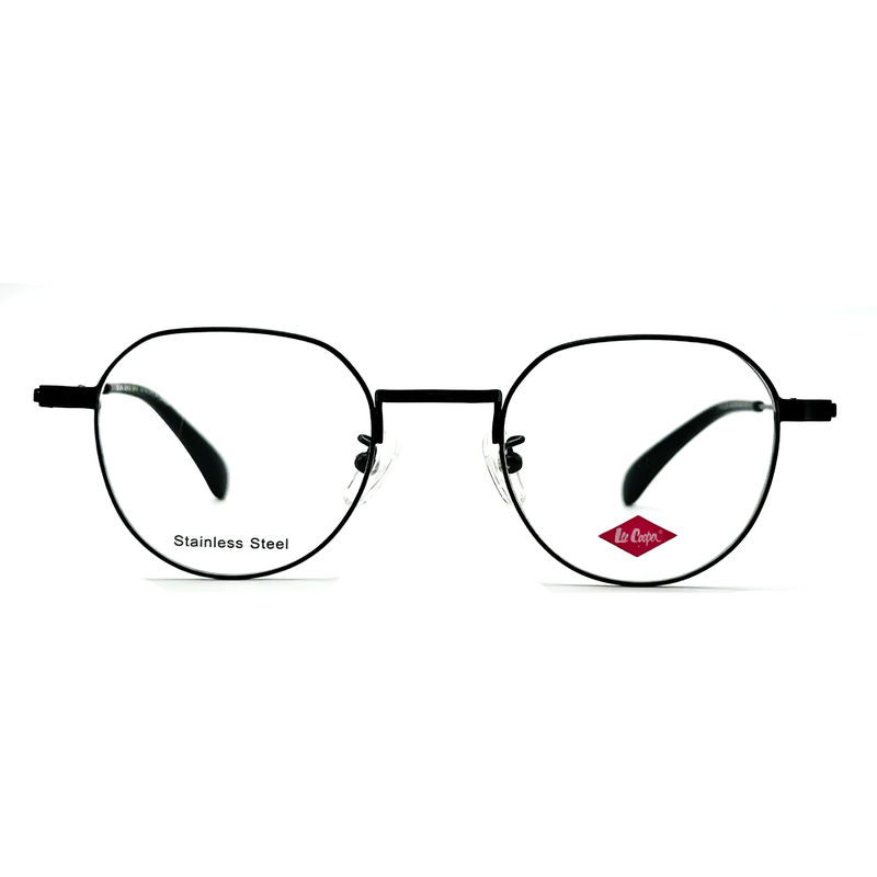 FM3222 Square Unisex Stainless Steel Optical Metal Frame Size 46-21-142