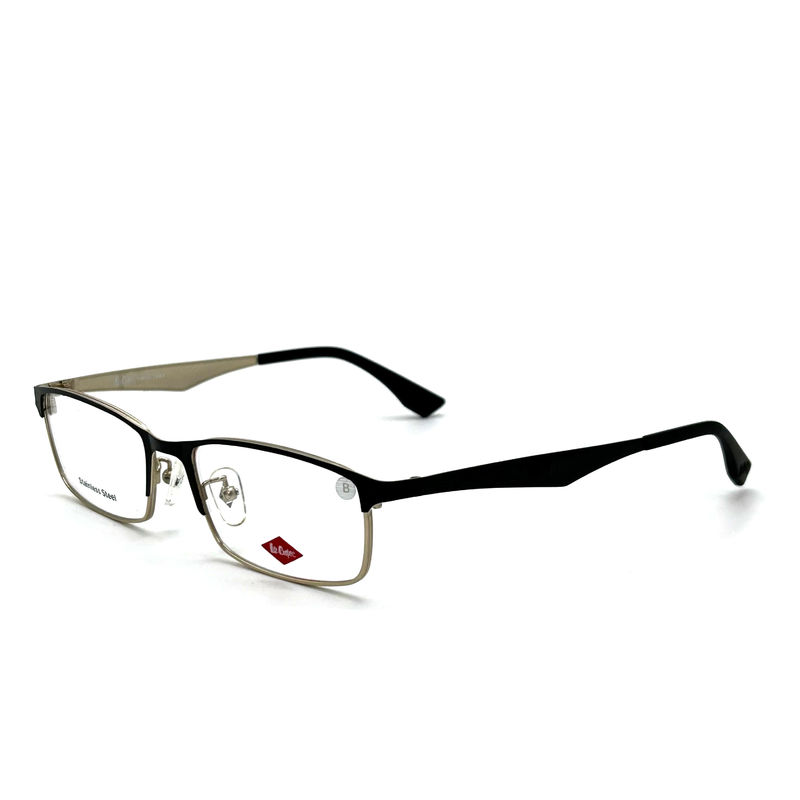 FM7077 Rectangle Stainless Steel Optical Frames 54-17-140 Size with 140mm Temple Length