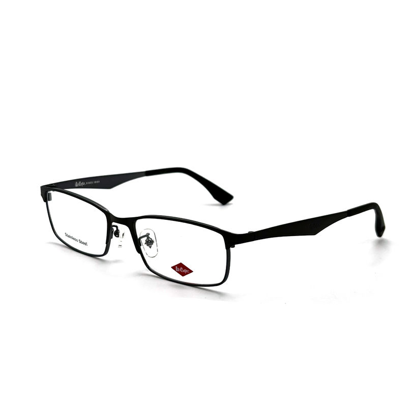 FM7077 Rectangle Stainless Steel Optical Frames 54-17-140 Size with 140mm Temple Length