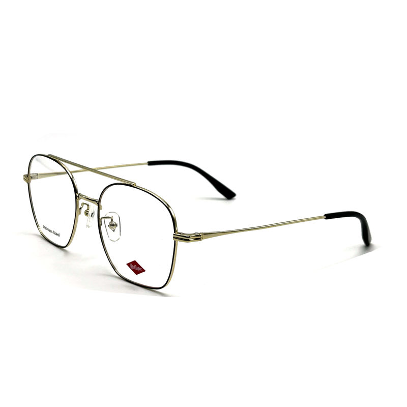 FM7112 Square Unisex Optical Metal Frame Stainless Steel Size 53-20-145