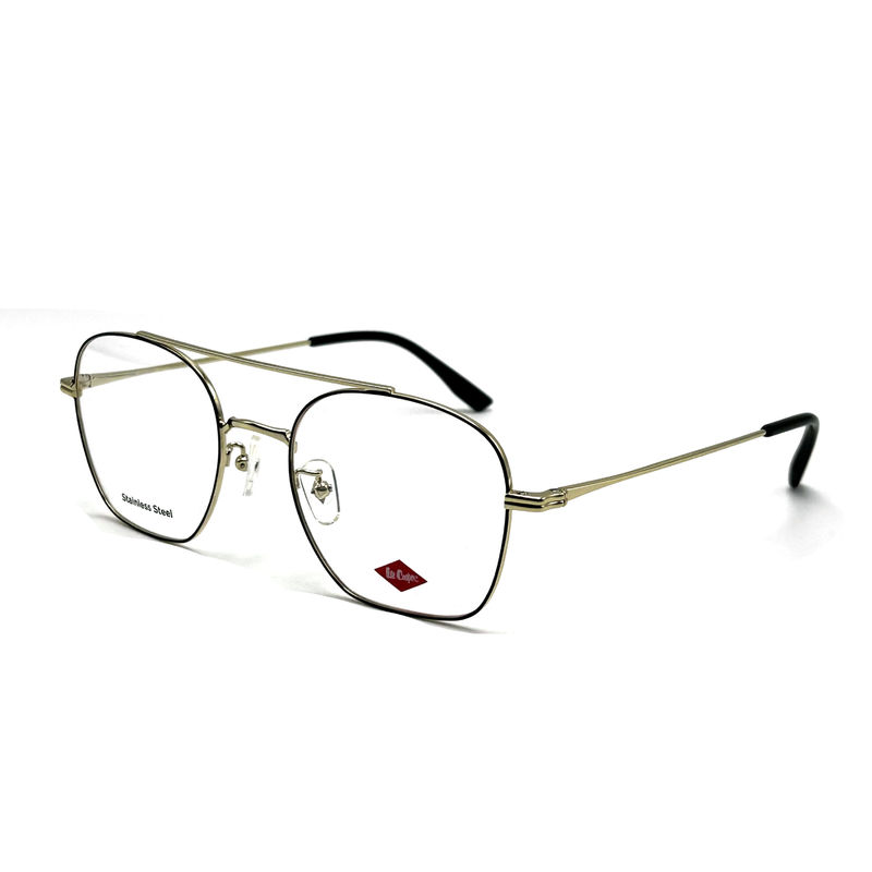 FM7112 Square Unisex Optical Metal Frame Stainless Steel Size 53-20-145