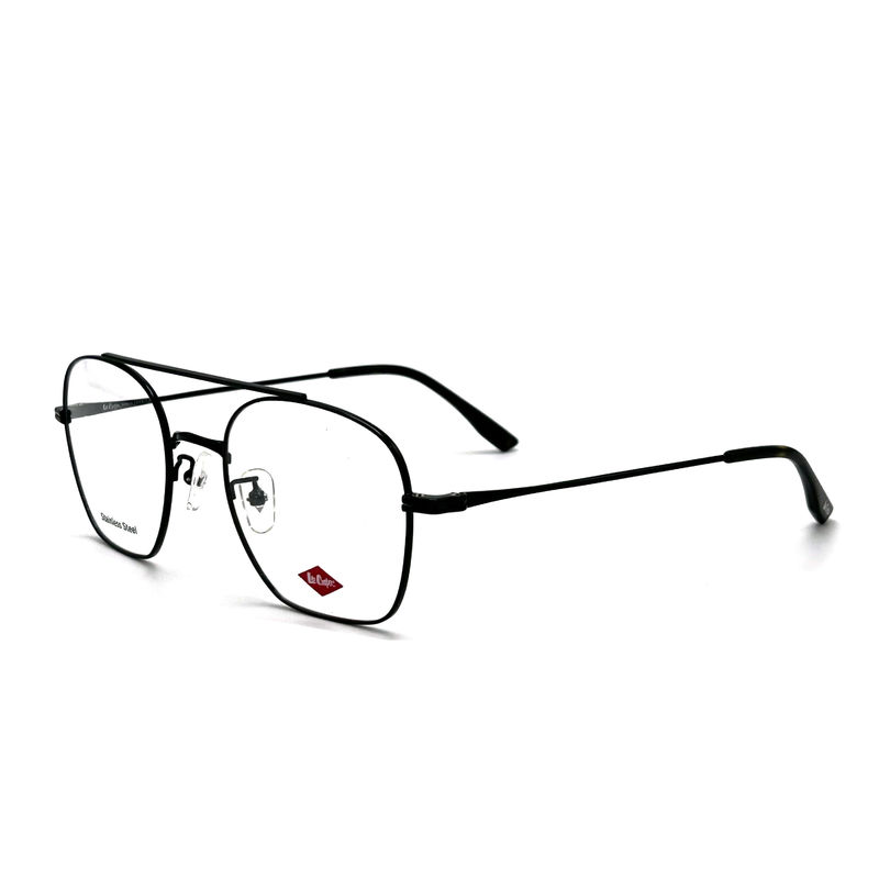 FM7112 Square Unisex Optical Metal Frame Stainless Steel Size 53-20-145