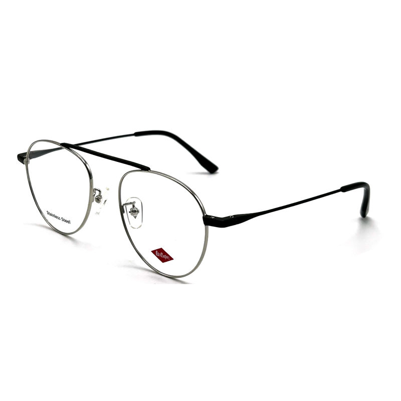 FM7115 Womens Stainless Steel Optical Metal Frames With Round Frame Shape 50-19-142