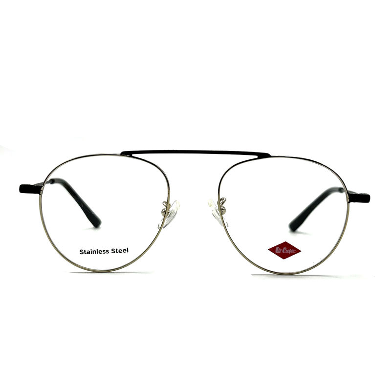 FM7115 Womens Stainless Steel Optical Metal Frames With Round Frame Shape 50-19-142