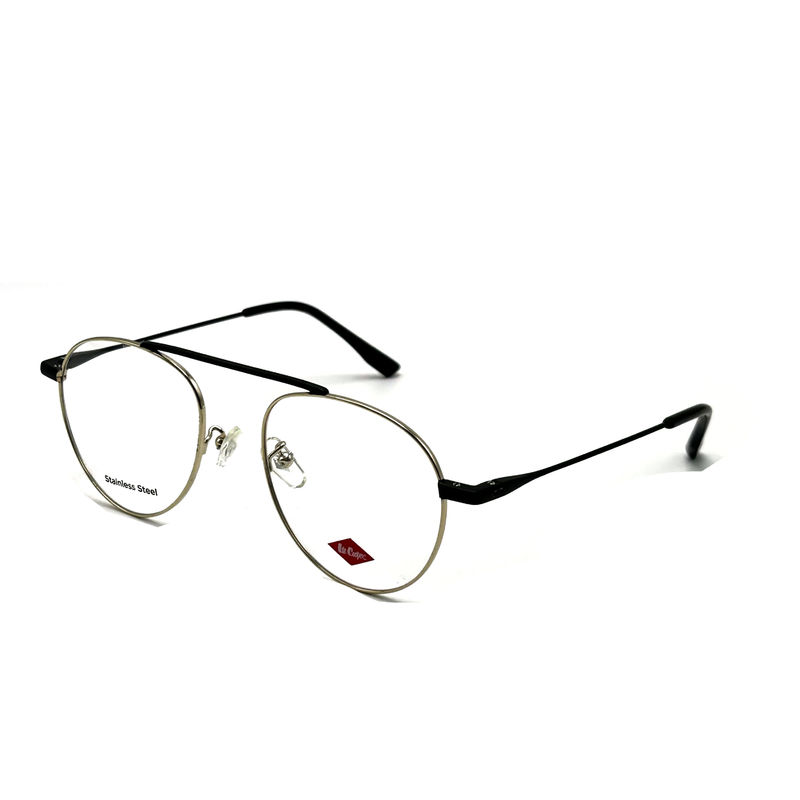 FM7115 Womens Stainless Steel Optical Metal Frames With Round Frame Shape 50-19-142