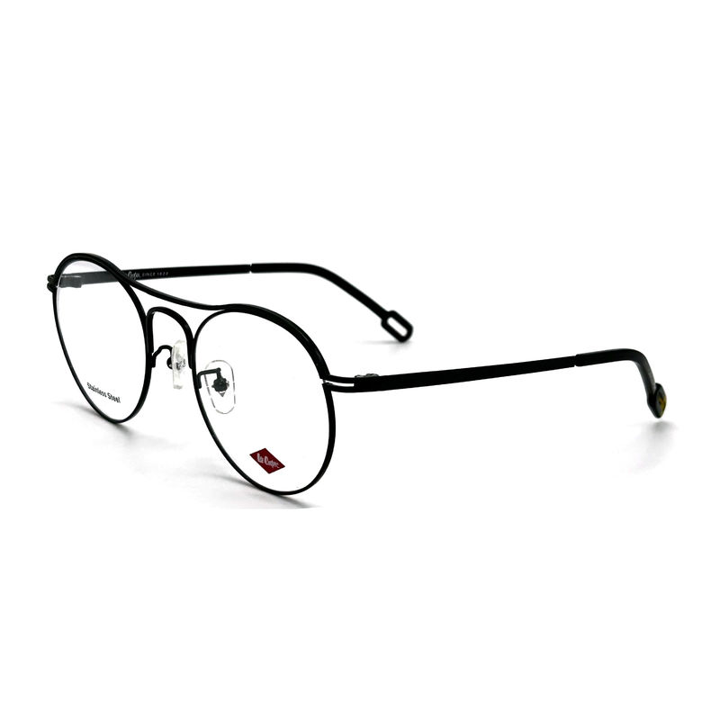 FM7124 Round Top Bar Stainless Steel Womens Optical Frames For A Timeless Chic Look