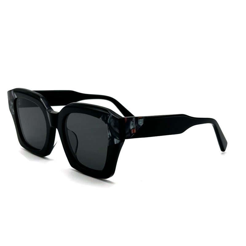 AS097 Acetate Frame Sunglasses with CR 39 Lenses Womens Eye Shape UV Protected Sunglasses
