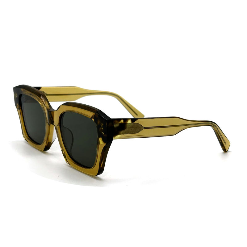 AS097 Acetate Frame Sunglasses with CR 39 Lenses Womens Eye Shape UV Protected Sunglasses
