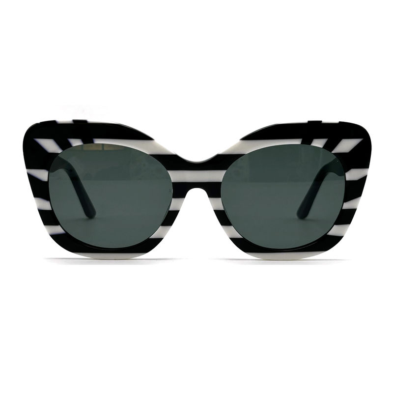 Square Eye Shape Acetate Frame Sunglasses for Women 100% UV Protection-model AS104 ,Sunglasses OEM Factory