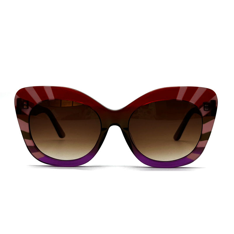 Square Eye Shape Acetate Frame Sunglasses for Women 100% UV Protection-model AS104 ,Sunglasses OEM Factory