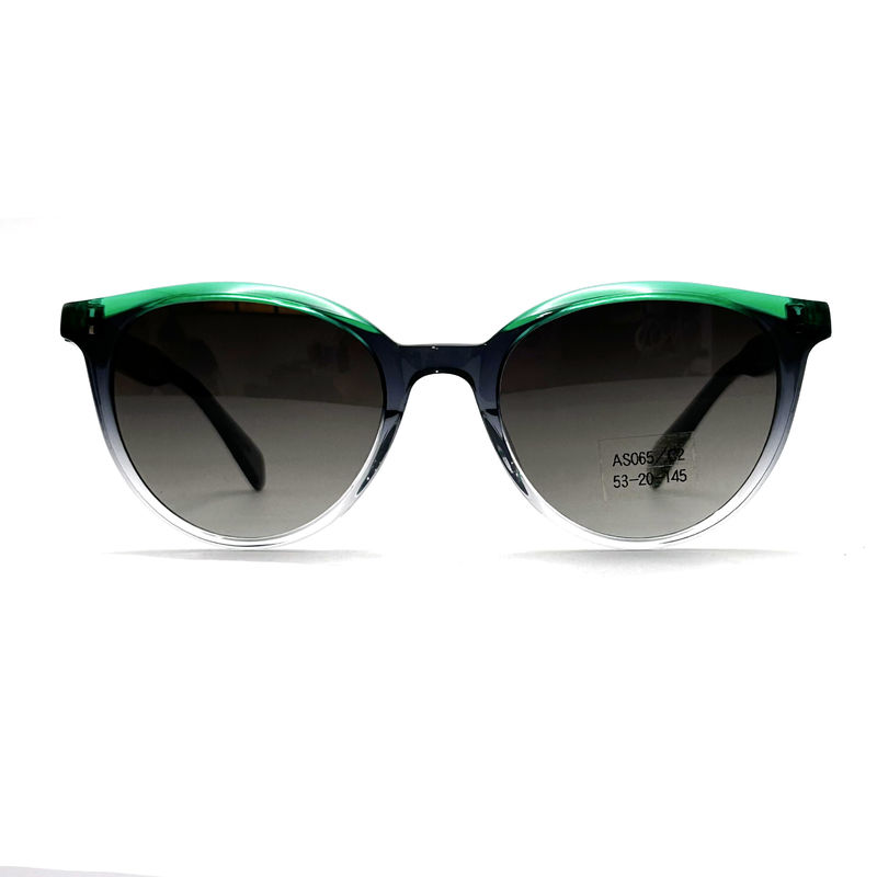AS065 Acetate Frame Sunglasses featuring CR 39 lens material for fashionable UV protection