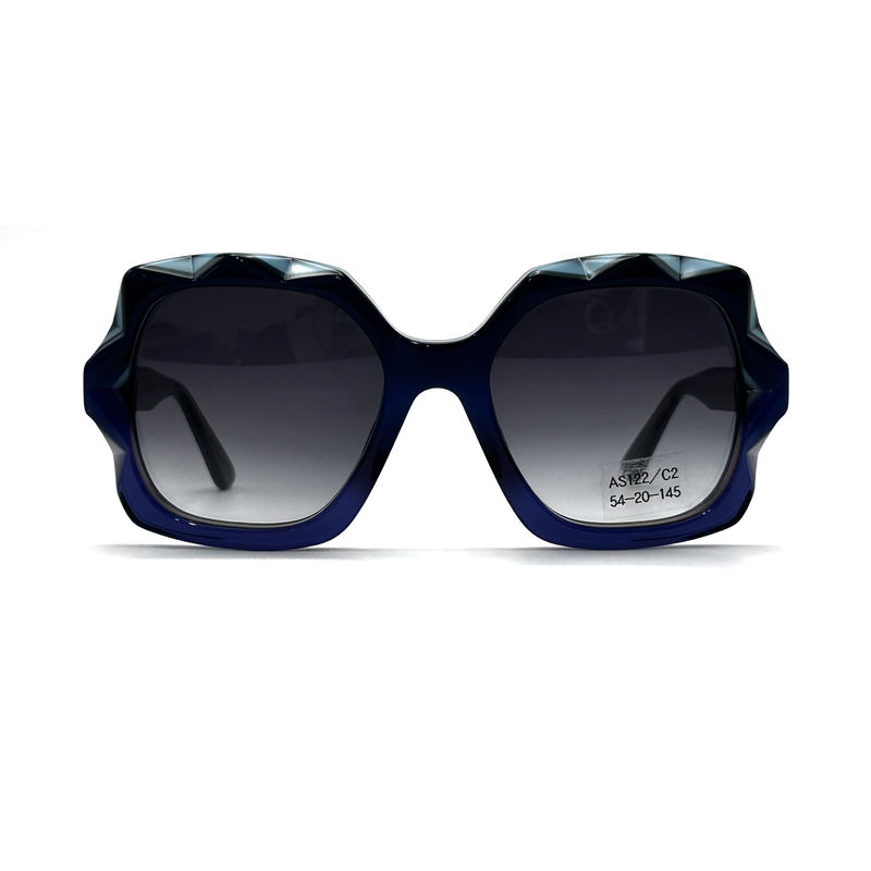 Acetate Frame Sunglasses Featuring Modern Style——model AS122 - CR 39 100% UV Protection, ODM/OEM factory