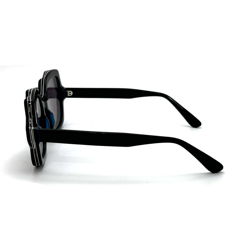 Acetate Frame Sunglasses Featuring Modern Style——model AS122 - CR 39 100% UV Protection, ODM/OEM factory