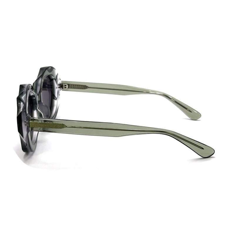 Acetate Frame Sunglasses with 100% UV Protection-AS123, ODM/OEM Customerzied Eyeglasses Factory