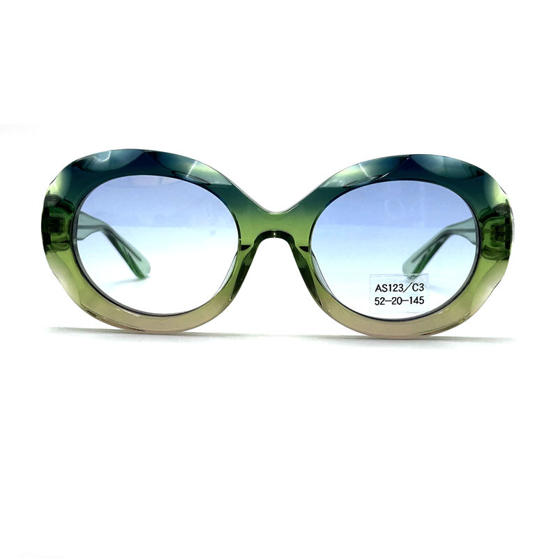 Acetate Frame Sunglasses with 100% UV Protection-AS123, ODM/OEM Customerzied Eyeglasses Factory
