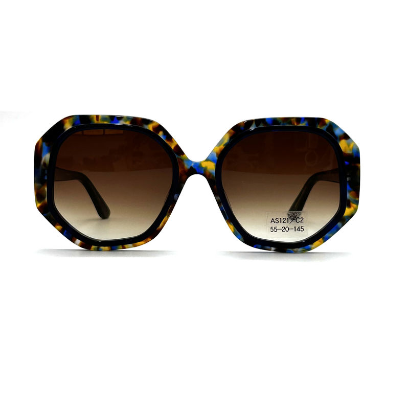 CR39 Unisex Acetate Frame Sunglasses with 100% UV Protection-model AS121 ,OEM / Customized Factory