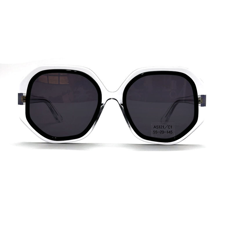 CR39 Unisex Acetate Frame Sunglasses with 100% UV Protection-model AS121 ,OEM / Customized Factory