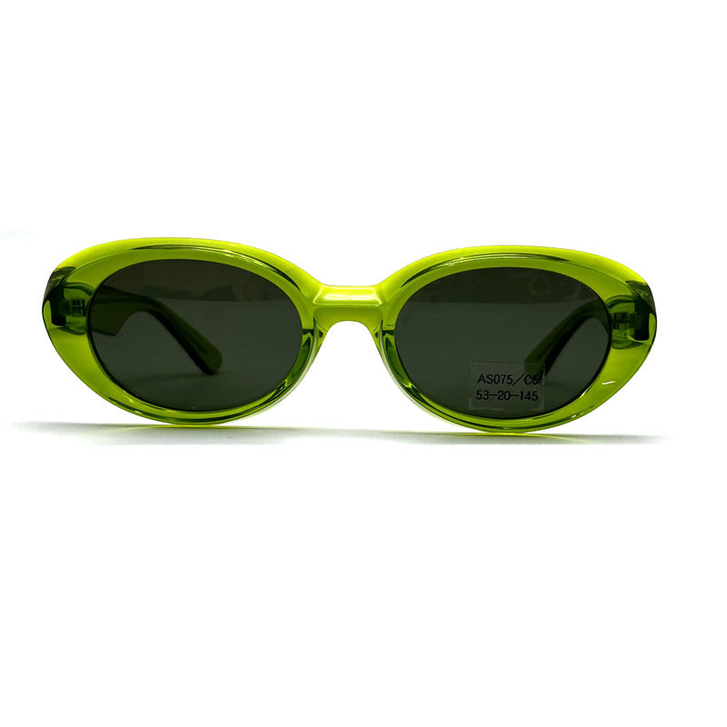 Acetate Frame Sunglasses Fashionable Oval Eye Shape and Classic Frame Style-model AS075,Sunglasses Manufactory OEM/ODM