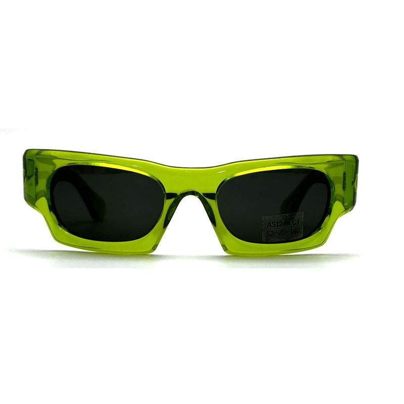 Unisex Classic Acetate Frame Sunglasses with UV Protection and CR 39 Lens-model AS124, Sunglasses Customized Factory C