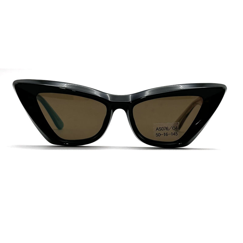 Acetate Sheet Butterfly Eye Shape Acetate Frame Sunglasses-model AS076 ,Customized /OEM Sunglasses Factory