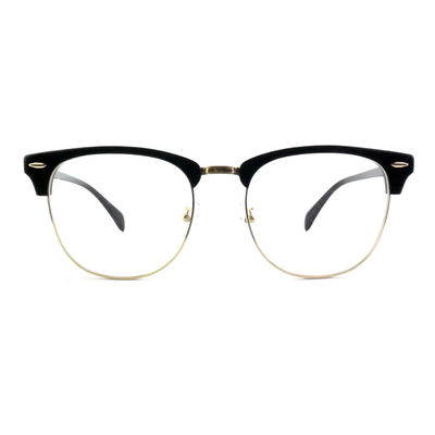 Good price FP2648 Classic Acetate Metal Glasses Vintage Square Unisex Frames Eyewear online