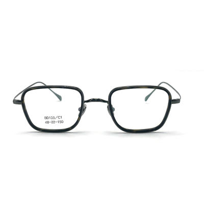 Good price BD103 Custom Frame Color Square Acetate Metal Frames - Premium Quality online