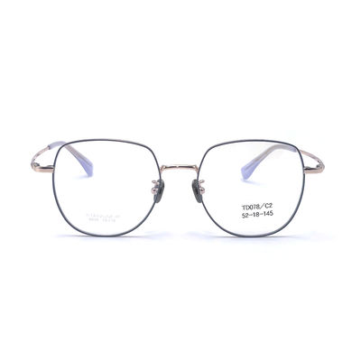 Good price TD078 Round Eye Shape Titanium Frame with 145mm Temple Length Performance online
