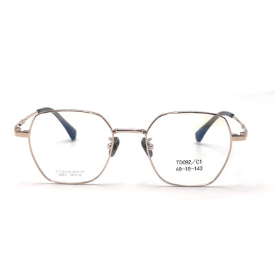 Good price TD092 Square Eye Shape Unisex Titanium Frame for Performance online