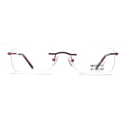 Good price MD133 Square Metallic Optical Frames Unisex Classic Design online
