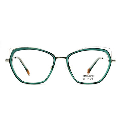 Good price BD136M Customized Vintage Square Glasses Acetate Metal Frames For Women online