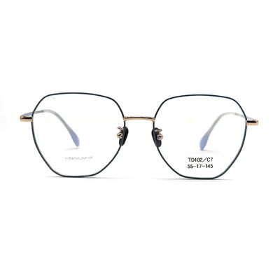 Good price TD102 Modern Square Shape Titanium Optical Frame Lightweight Comfortable Design online