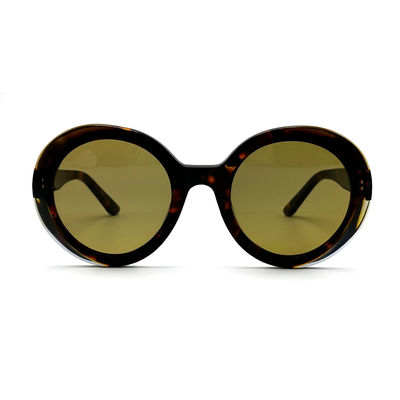 Good price AS101 Round Womens UV Protected Acetate Sunglasses with CR 39 Lenses online